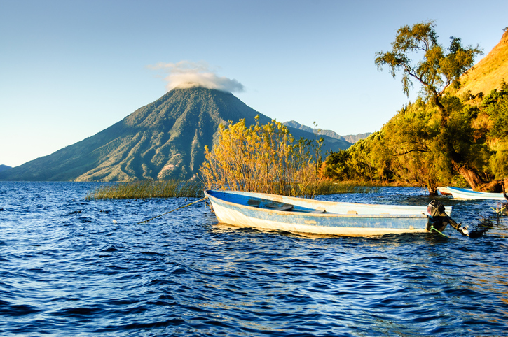 Lago Atitlan na Guatemala