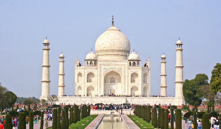 Templo Taj Mahal na Índia