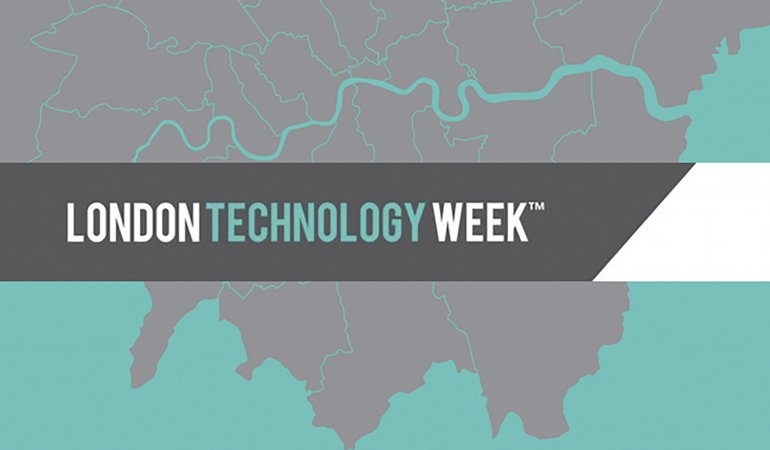 Logo da London Technology Week na Inglaterra