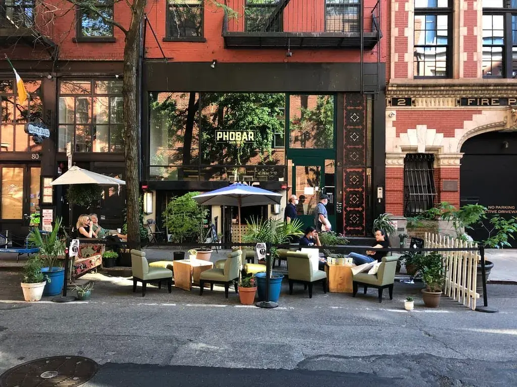 Café em Greenwich Village