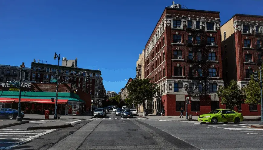 Rua do Harlem em Nova York