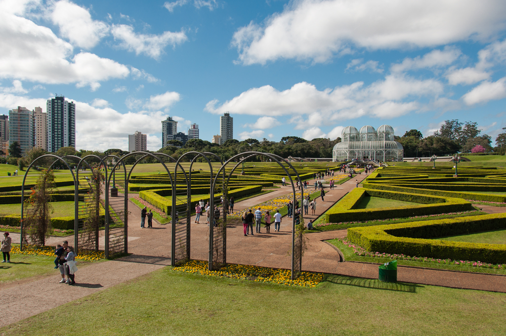 Vista do Jardim Botânico de Curitiba