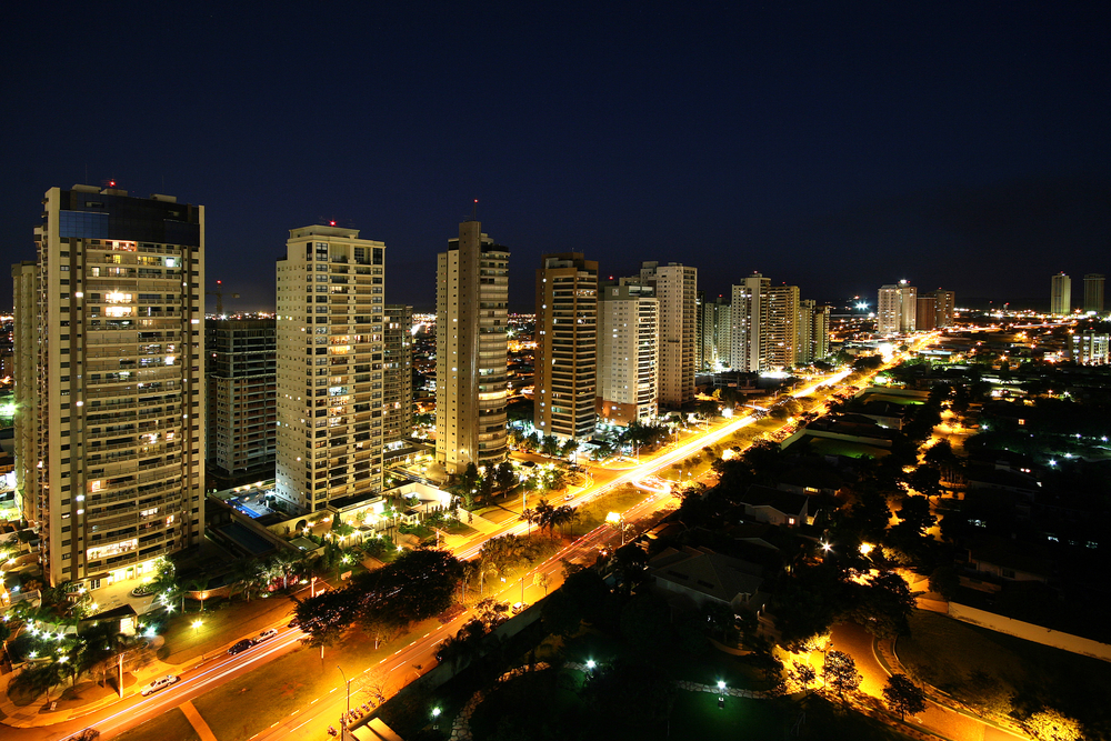 Vista da área urbana de Ribeirão Preto