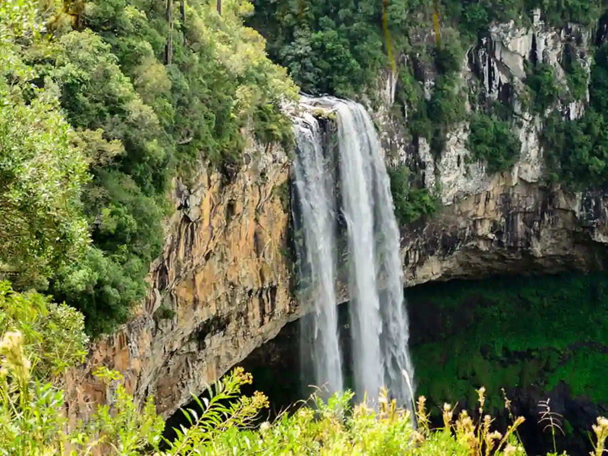 Cascata do Caracol, no Parque Estadual do Caracol, opção de o que fazer em Gramado.