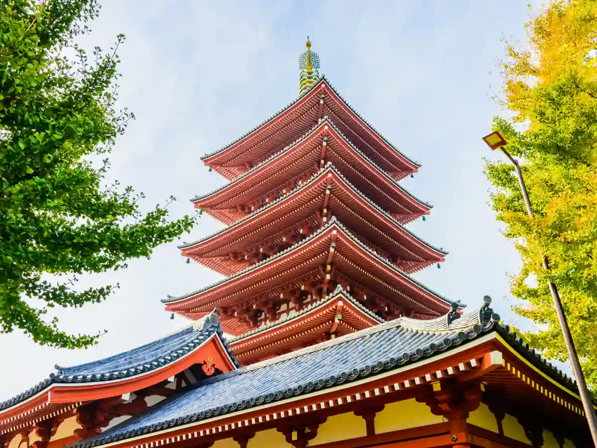 Templo Tochoji, em uma das cidades principais do Japão.