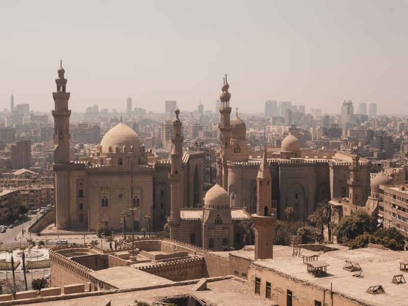 região histórica em Cairo, no Egito