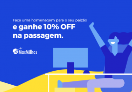 Campanha de Dia dos Pais da MaxMilhas oferece 10% OFF em passagens aéreas