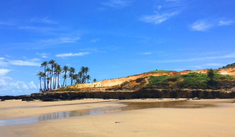 Praia paradisíaca em Fortaleza,Ceará