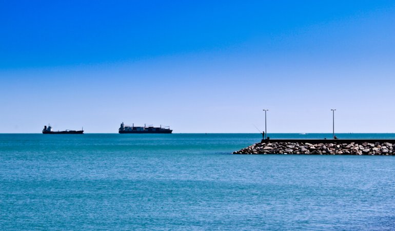 Pier em mar de Fortaleza