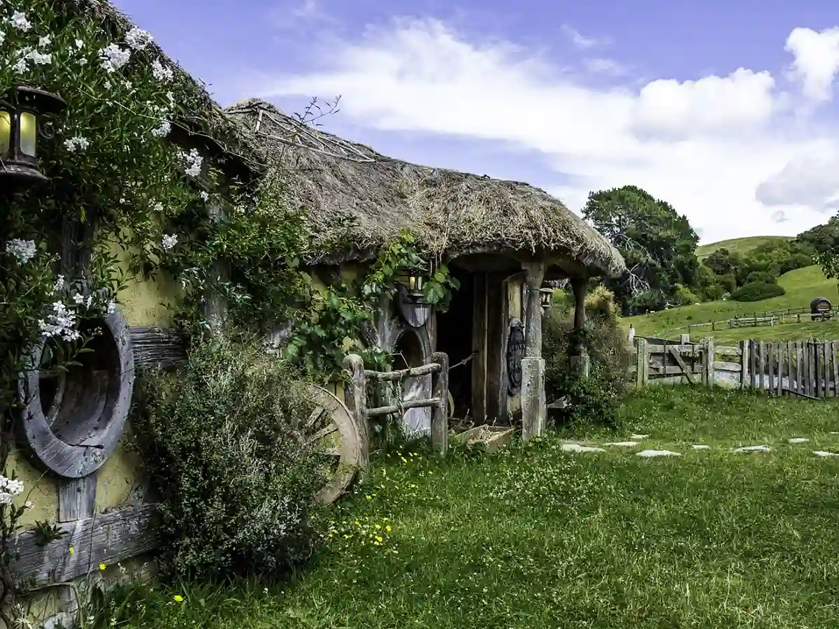 Paisagem do filme O Hobbit, Nova Zelândia.