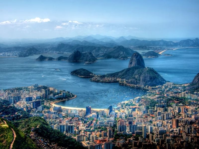 vista aérea do Rio de Janeiro