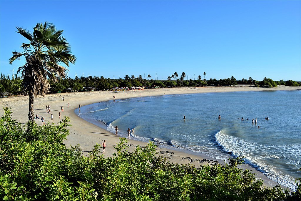 Praia de São Miguel do Gostoso. Ótimo lugar para passar as férias de janeiro.