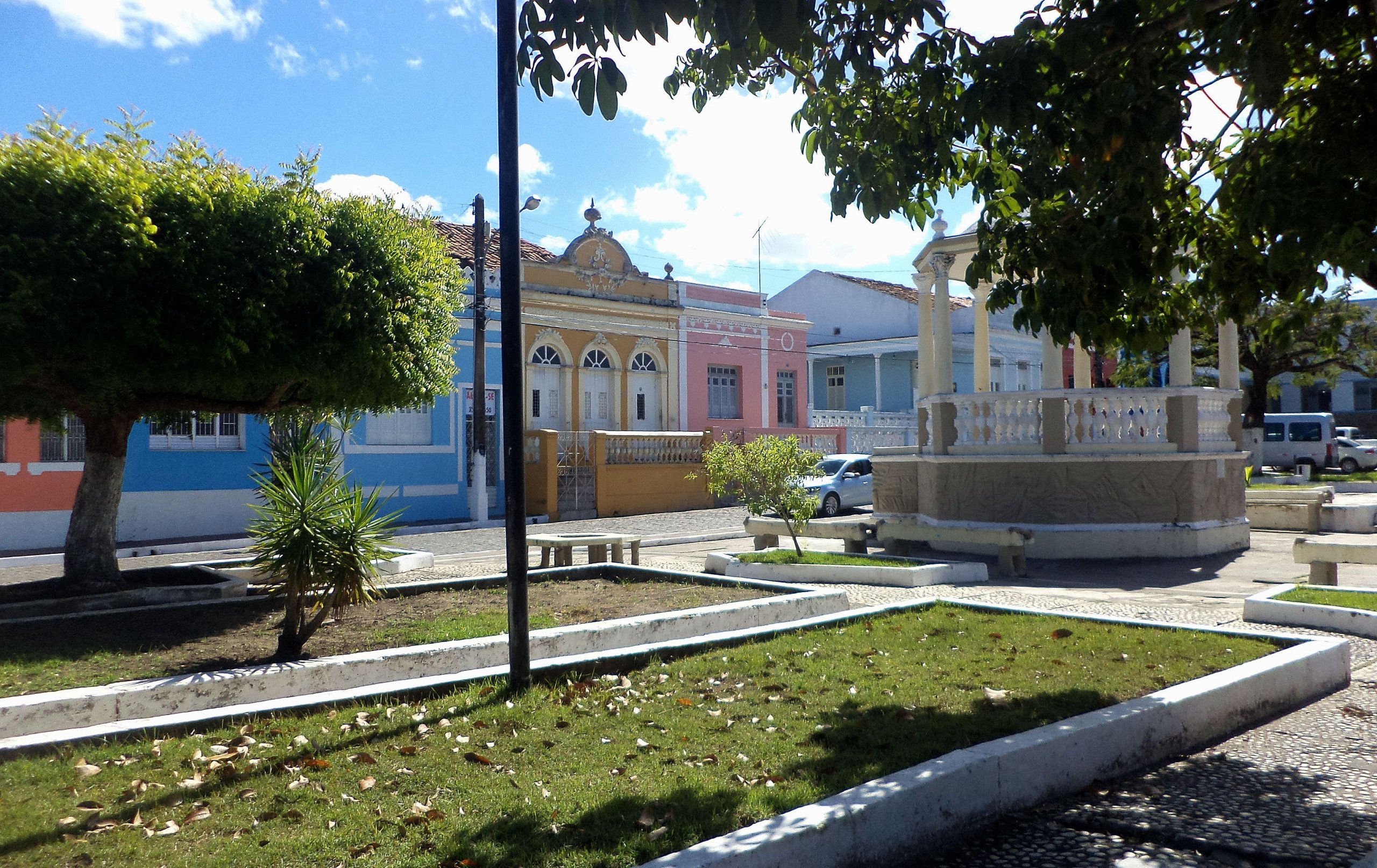 Praça Jacomé Calheiros, em Penedo