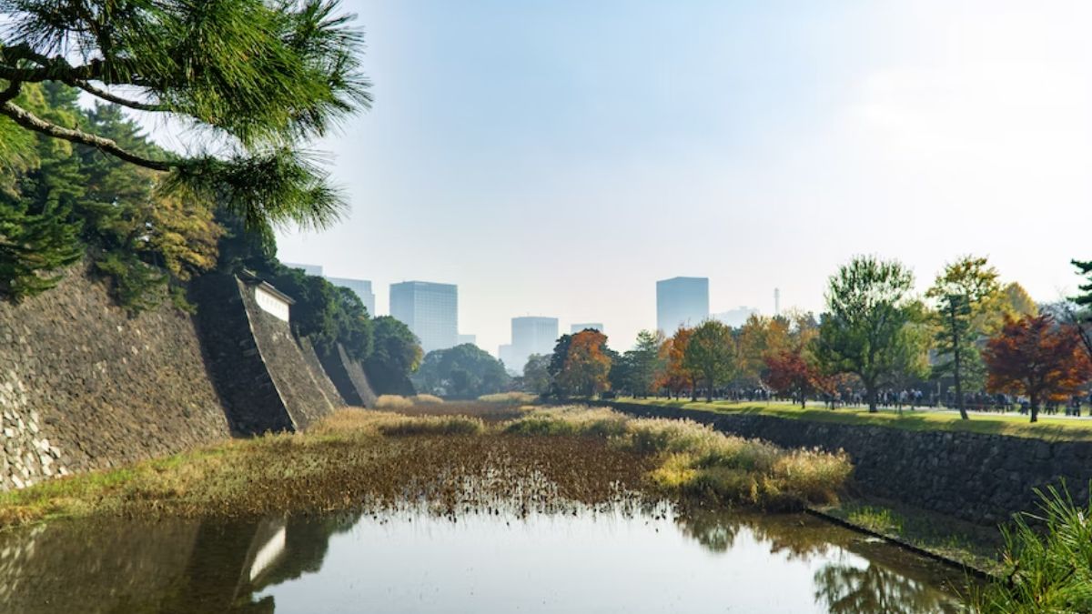 jardins do palácio imperial de Tóquio