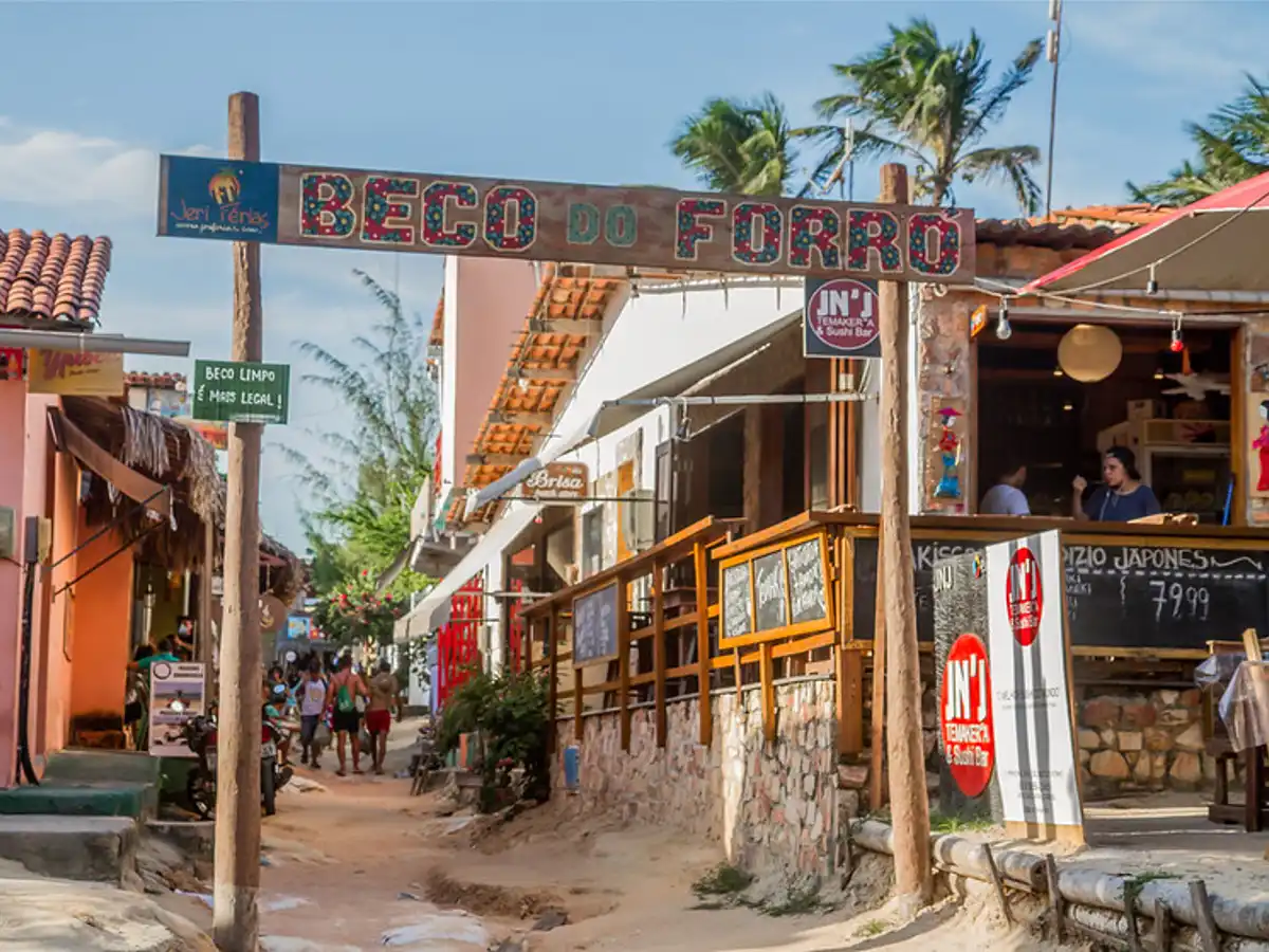 beco do forró, jericoacoara