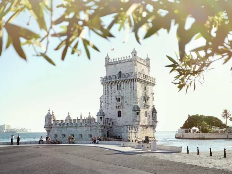 Vista de Lisboa em Portugal
