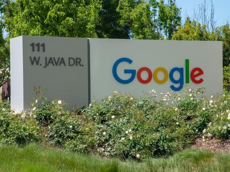 Placa do Google no Vale do Silício