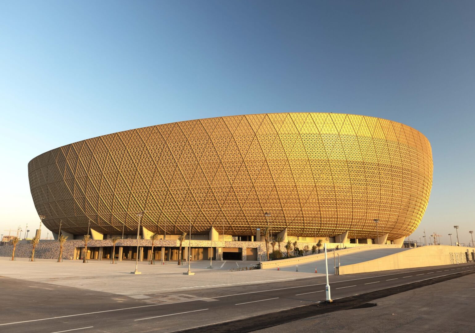 Lusail Stadium, no Catar. Imagem disponível em Unsplash.