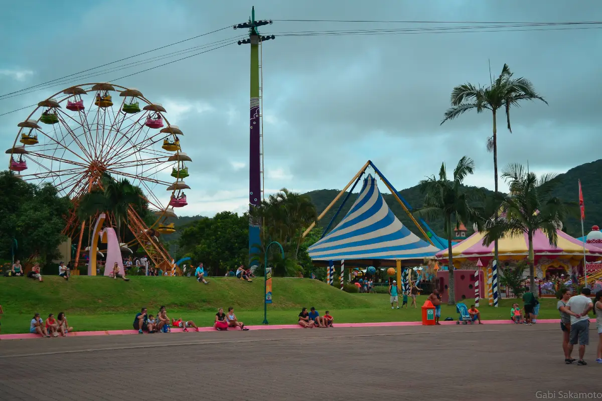 Imagem do parque e das atrações do Beto Carrero