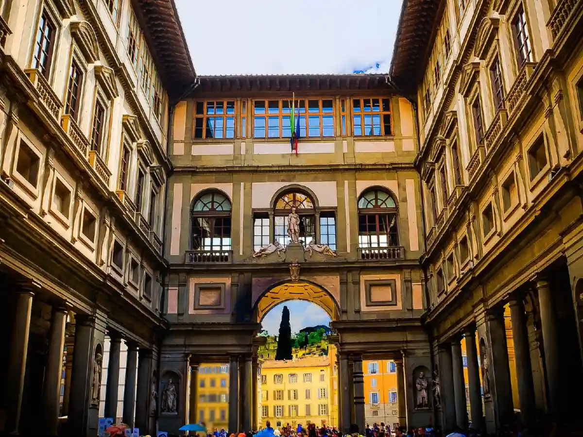 Galeria Uffizi em Florença.