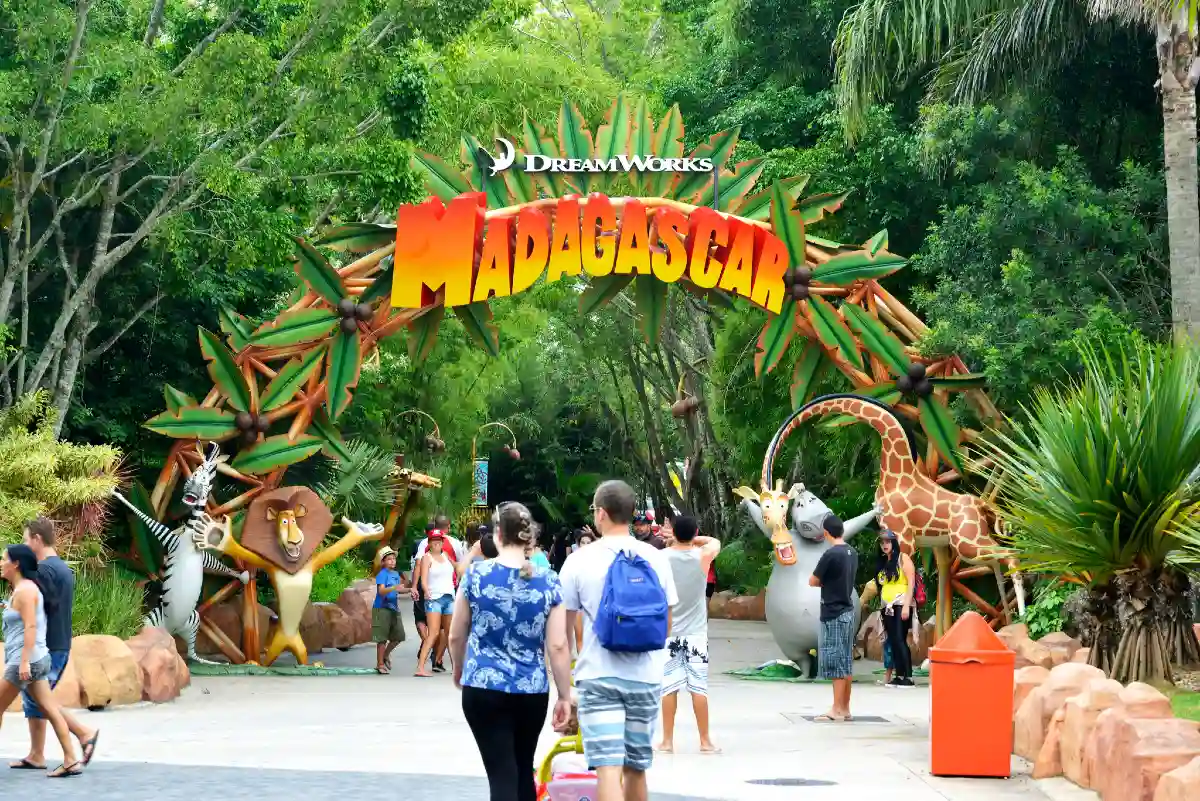 Atração Madagascar no Beto Carrero World