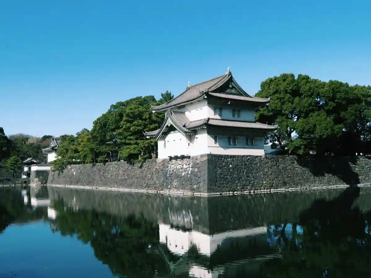 Palácio Imperial em Tóquio, Japão.