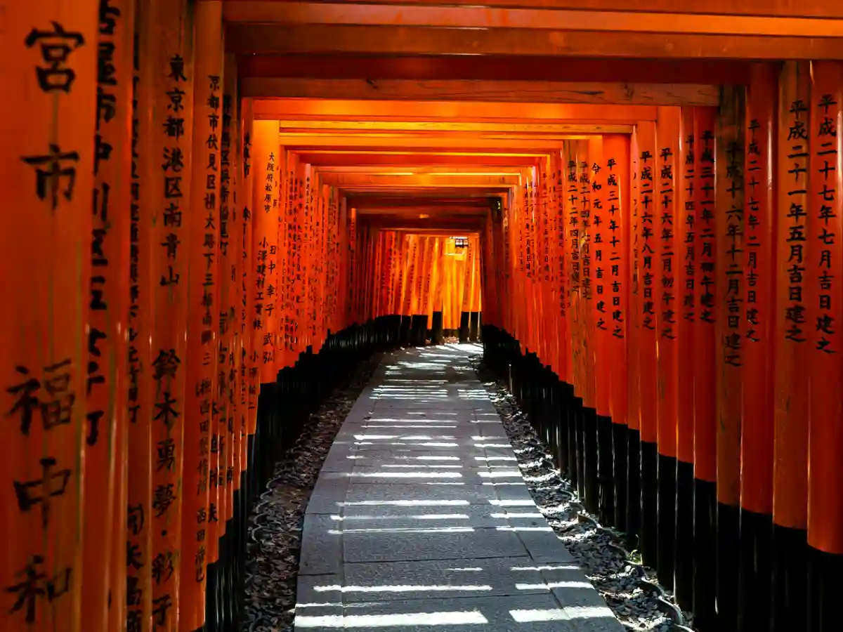 Santuário Fushimi Inari Taisha, no Japão.