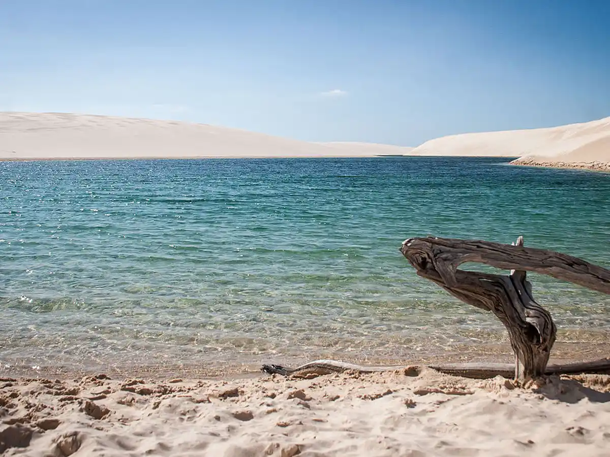 Lagoa azul de Barreirinhas. Lençóis Maranhenses onde ficar