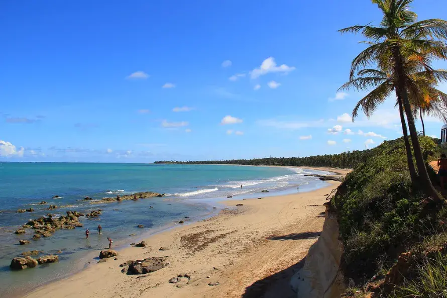 praia em Japaratinga, Alagoas