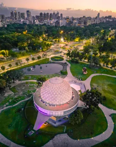 O Planetário nos Bosques de Palermo, Buenos Aires