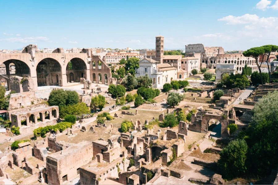 Ruínas do Fórum Romano (Foto: Unsplash)